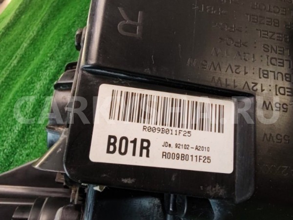 Фара правая Kia Ceed 2017 92102A2010 УНИВЕРСАЛ G4LC Kia Cee'd 